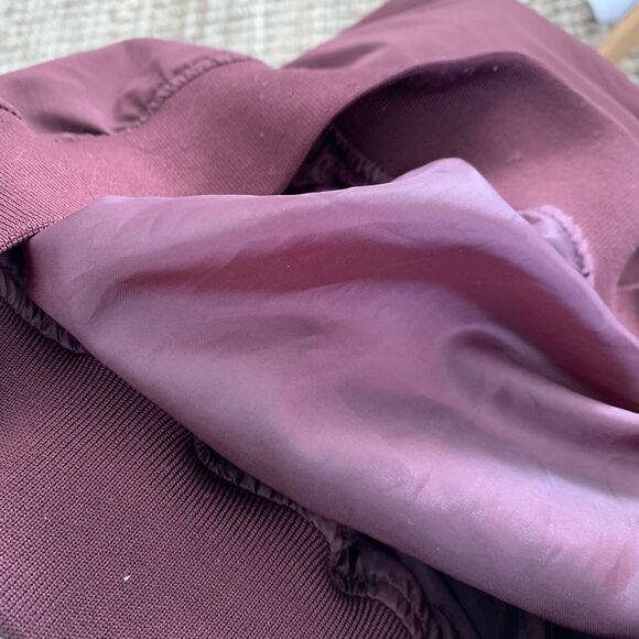 Cabelas Jacket Mens XL Wine V-Neck Lined Pullover Pockets Outdoor Microfiber - Picture 5 of 6